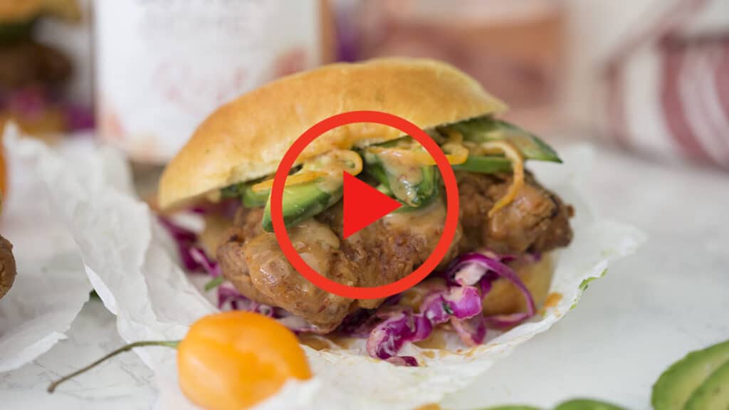 Spicy chicken sandwich