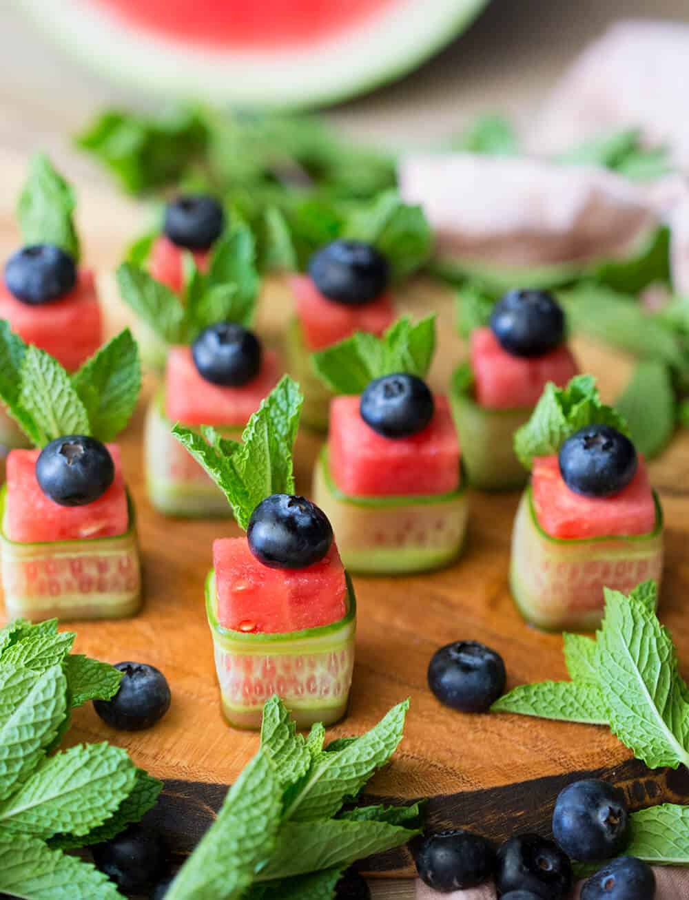 A photo of Watermelon Canapés