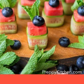 Watermelon Canapés