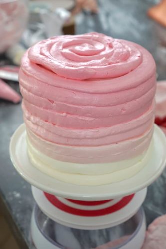 Raspberry Valentine's Cake