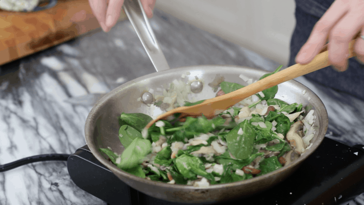 Creamy Spinach Mushroom Stuffed Chicken Breasts