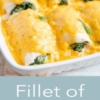 A pinterest graphic of fillet of sole