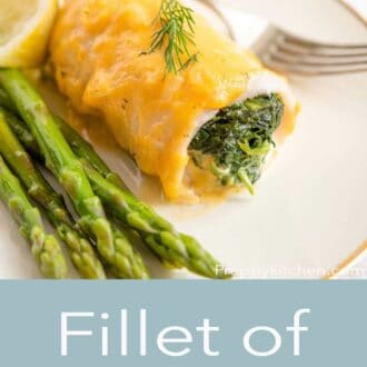 A pinterest graphic of fillet of sole