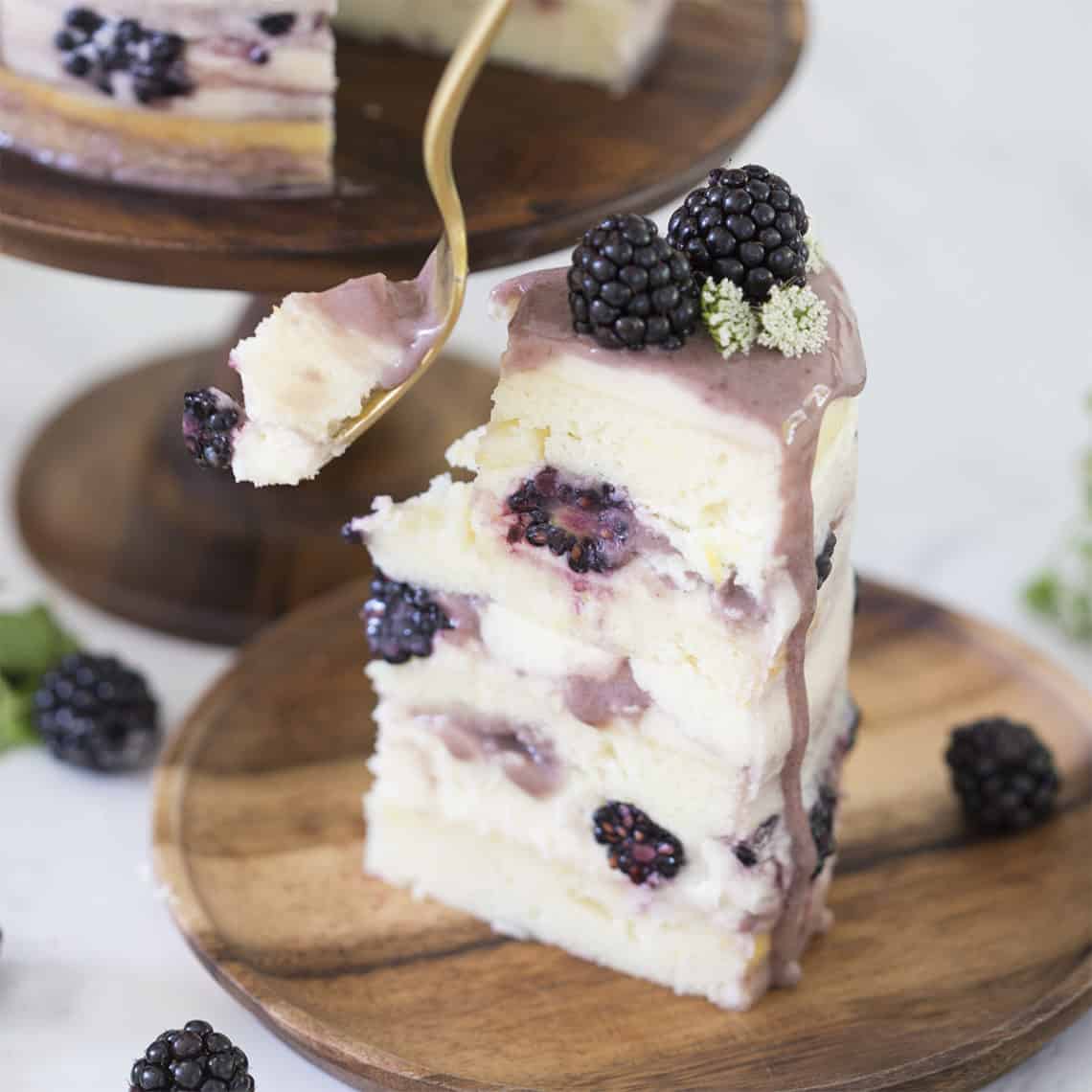 Blackberry cake