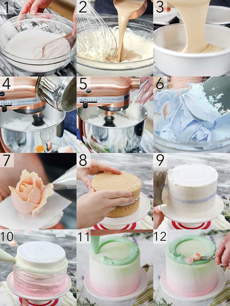 How to make a lavender cake