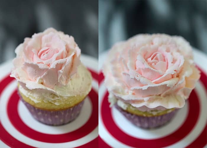 Rose cupcakes