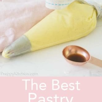 bag of pastry cream