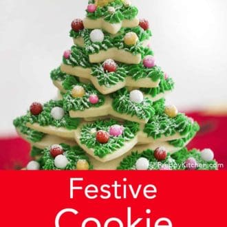 sugar cookie tree with star on top