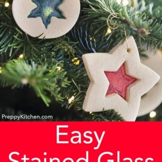 sugar cookie stained glass cookies