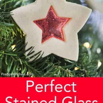 sugar cookie stained glass cookie