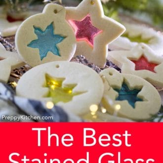 sugar cookie stained glass cookies