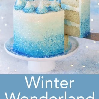 winter wonderland 3 layered cake