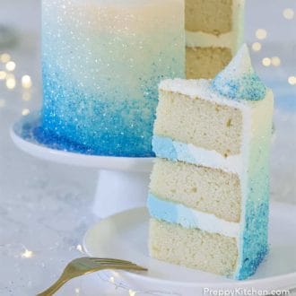 winter wonderland 3 layered cake