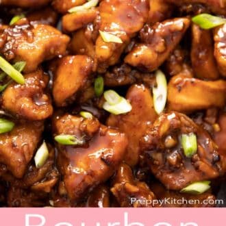 A interest graphic of Bourbon Chicken