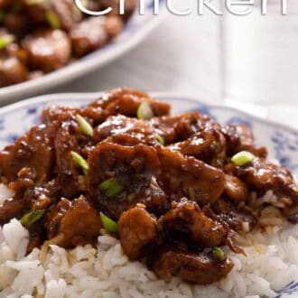 A interest graphic of Bourbon Chicken