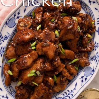 A interest graphic of Bourbon Chicken