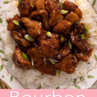 A interest graphic of Bourbon Chicken