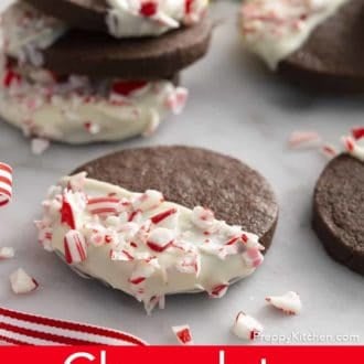 chocolate sugar cookies dipped in which chocolate