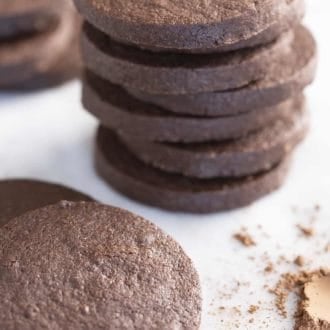 chocolate sugar cookies