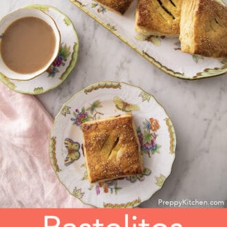 pastelito de guayaba sitting on a plate