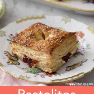 pastelito de guayaba sitting on a plate