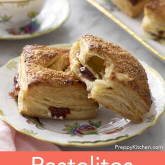 pastelito de guayaba sitting on a plate