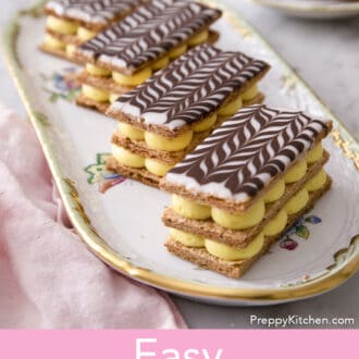 Scrumptious Mille Feuilles.