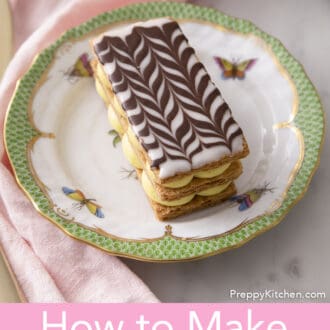 A solitary Mille Feuille.