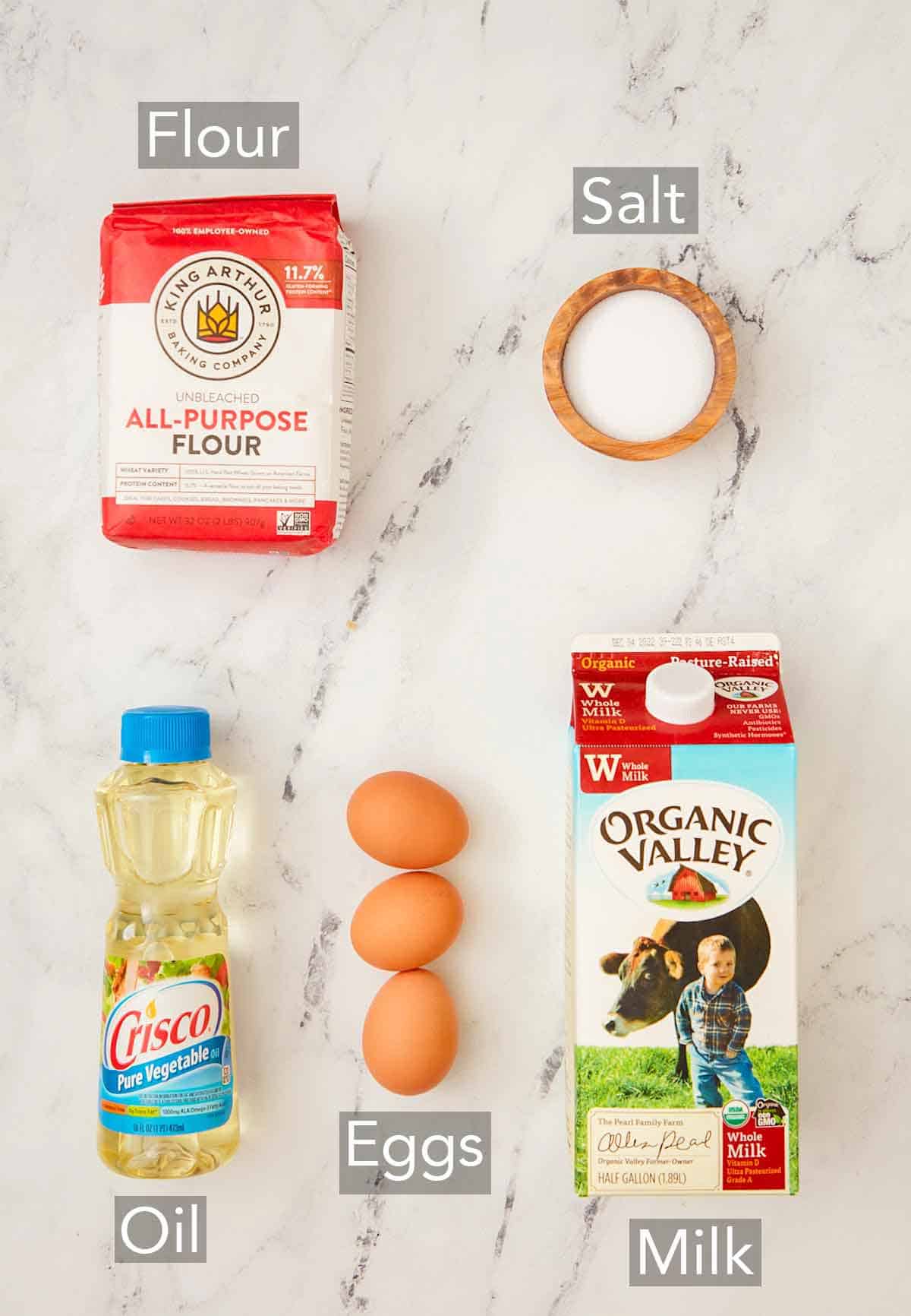 Ingredient needed to make Yorkshire pudding.