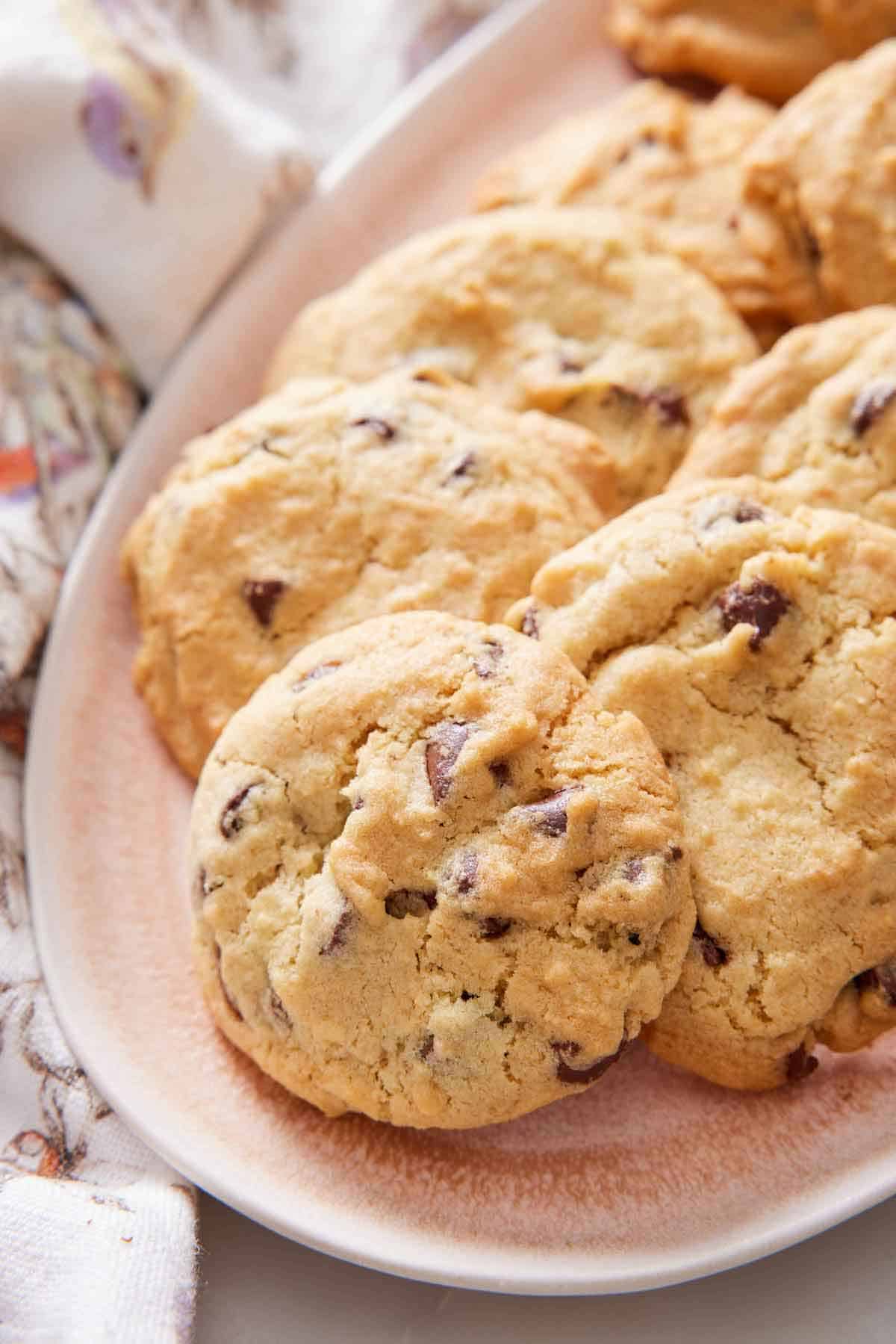 A platter of air fryer cookies.